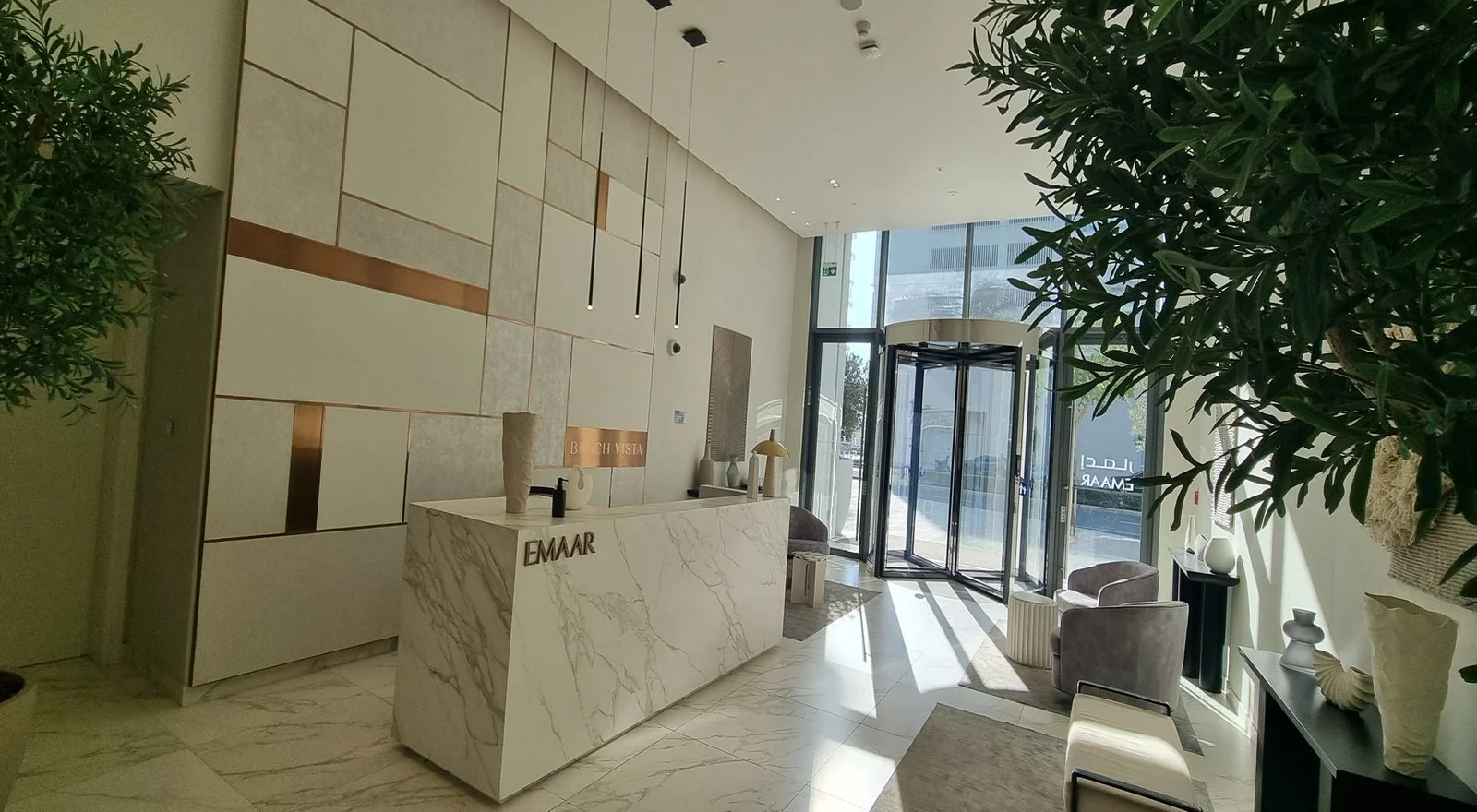 Emaar Beachfront — Beach Vista Towers — IZEC works